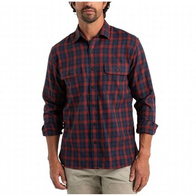 Men's Rigsby Ls Performance Flannel Plaid Shirt - DUCK HEAD