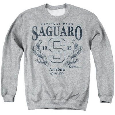 Men's Saguaro National Park Prickly Pear Wreath Crewneck Sweatshirt