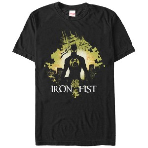 Men's Marvel Iron Fist Cityscape T-Shirt - 1 of 4