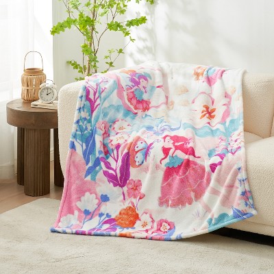 2Pcs Kid Throw Blankets Print Pattern Blanket Set 43*59"