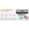 Crenova 9" Laminator Machine, Black, All-in-One with 10 Sheets & Built-in Cutter, Hot & Cold, Quick Warm-Up for Home, Office & School - 4 of 4