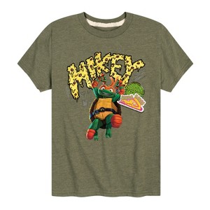 Boys' - Teenage Mutant Ninja Turtles - Michelangelo AKA Mikey Short Sleeve Graphic T-Shirt - 1 of 4