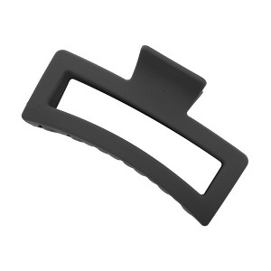 Unique Bargains Fashion Rectangle Frosted Hair Clips 1 Pc - 1 of 4