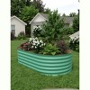 2 Pcs Raised Garden Beds Outdoor - Galvanized Steel Planter Box for Vegetables, Flowers, Rust-Resistant Garden Box - 3 of 4