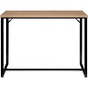 Grungis Narrow Console Table with Natural Wood Top,Modern Entryway Table with Black Metal Legs,Console Table for Living Room - 2 of 4