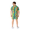 OppoSuits Men's Summer Set - Printed Top And Shorts - 2 of 4