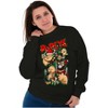 Popeye Christmas Lights Crew Cartoon Sweatshirt for Men or Women Brisco Brands - 4 of 4