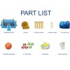 Aukfa Blast Off Rocket Ship Inflatable Bounce House with Slide for Kids - Outdoor Backyard Party Jumper - 2 of 4