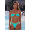 'Turquoise' Kailani Fixed Bikini Bottoms TURQUOISE LARGE/EXTRA LARGE - 4 of 4
