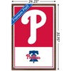 Trends International MLB Philadelphia Phillies - Logo 22 Framed Wall Poster Prints - 3 of 4