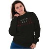 Funny Sarcastic Cute But Devilish Women Crewneck Sweatshirt Brisco Brands - 4 of 4