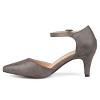 Journee Womens Bettie Almond Toe Mid Heel Pumps - 2 of 4