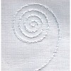 1pc 54"x84" Sheer Hampton Tailored Curtain Panel White - Habitat: Modern Floral Botanical Muslin Matelasse Rod Pocket - 2 of 4