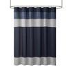 PAGED Faux Silk Lightweight Dupioni Fabric Shower Curtain,Shower Curtains for Bathroom,Machine Washable - 2 of 4