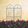 NicBex Metal Garden Arch Rust-Proof Trellis, Garden Trellis Cucumber Trellis for Climbing Plants Outdoor for Garden - 2 of 4