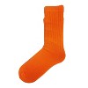 Orange Slouch Socks the Sock Panda (Women's Sizes, Adult Medium) - Midweight - 3 of 3