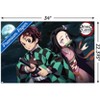 Trends International Demon Slayer - Tanjiro & Nezuko Night Unframed Wall Poster Prints - 3 of 4