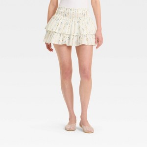 Women's Tiered Mini Skort - Wild Fable™ - 1 of 3
