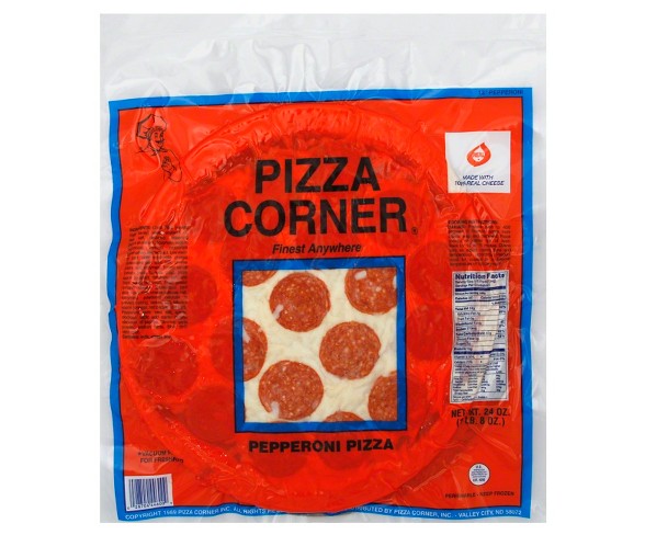 Pizza Corner Pepperoni Frozen Pizza - 24oz