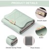FATMOON Wallet for Women - Stylish RFID Blocking Leather Wallet- Bifold Card Holder with Zipper Coin Pocket,for Daily Use,Travel - 2 of 4