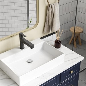 Rectangle Bathroom Sink, Bathroom Vessel Sink - 1 of 4