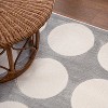 JONATHAN Y Adrian Modern Geometric Circle Dot High-Low Area Rug - 4 of 4