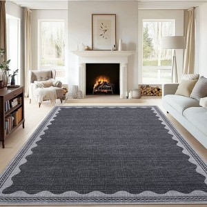 Machine Washable Rug Area Rugs for Living Room Non Slip Dorm Nursery Rug for Dining Room - 1 of 4