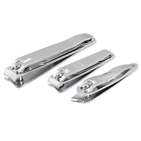 12 Pcs Slanted Edge Nail Clippers Metal Side Cuticle Clippers for