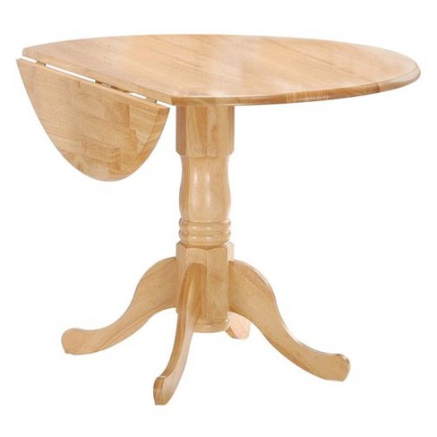 42 Mason Round Dual Drop Leaf Dining, Small Round Drop Leaf Kitchen Table