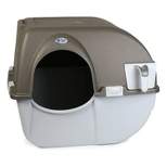 Omega Paw Roll 'n Clean Plastic Indoor Outdoor Automatic Self Cleaning Litter Box