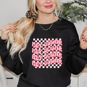 Simply Sage Market Hey Sugar Wavy Stacked Sweatshirt - 1 of 4