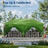 10x20 FT Pop Up Canopy Tent Outdoor Canopy, Heavy Duty Instant Tent With 6 Removable Sidewalls - 3 of 4