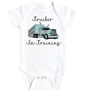 Trucker Training - Baby Boy Girl Clothes Infant Onesie® Funny Cute Newborn GS1 - 1 of 1