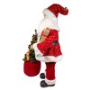 Kurt Adler 36-Inch Kringles Battery-Operated Santa With Bag and Tree - 2 of 4