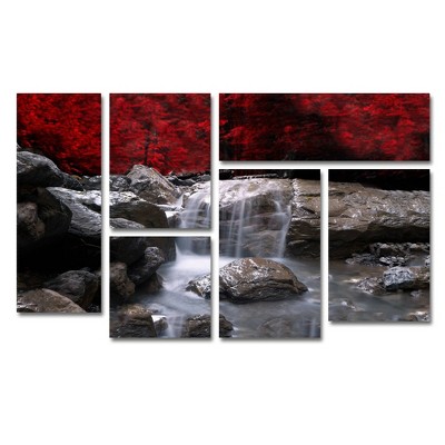 6pc Red Vison by Philippe SainteLaudy - Trademark Fine Art