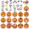 Joyfy 16pcs Pumpkin Halloween Stickers for Decorating,Jack O Lantern Pumpkin Stickers for Kids Halloween Party Favors,Game Activities,School Gifts - 2 of 4