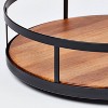 Wood Round Lazy Susan Spice Rack - Threshold™ - image 3 of 3