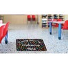 Smart Poly® Welcome Mat with Slip Resistant Backing, 15.5" x 23.5", Paws, Every Paw is Welcome Here - 3 of 4