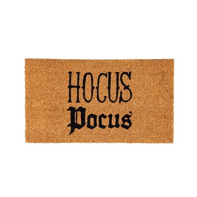 Evergreen 16 x 28 Halloween Greeting Coir Mat, Hocus Pocus for Indoor and Outdoor Decor