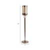 Contemporary Glass Floor Hurricane Candle Holder - Decorative Candle Stick Holder for Pillar Candles and Table Centerpieces Accent - 4 of 4