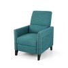 Sapphtopaz Accent Chair Reclining Chair High-Backrest Push-Back Armchair with Nailhead Decorate and Side Pocket Accent Chair for Living Room - 4 of 4