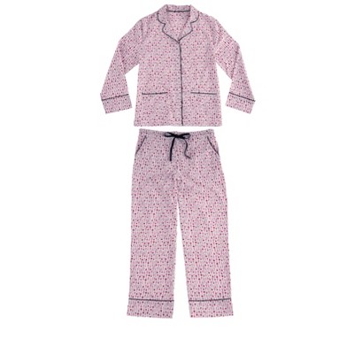 Shiraleah Wine Lovers Long Sleeve And Pants Pajama Set, Size Medium ...