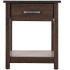 NicBex Modern Nightstand with Single Drawer and Open Lower Shelf Minimalist Bedside Table End Table for Bedroom, Living Room - 2 of 4