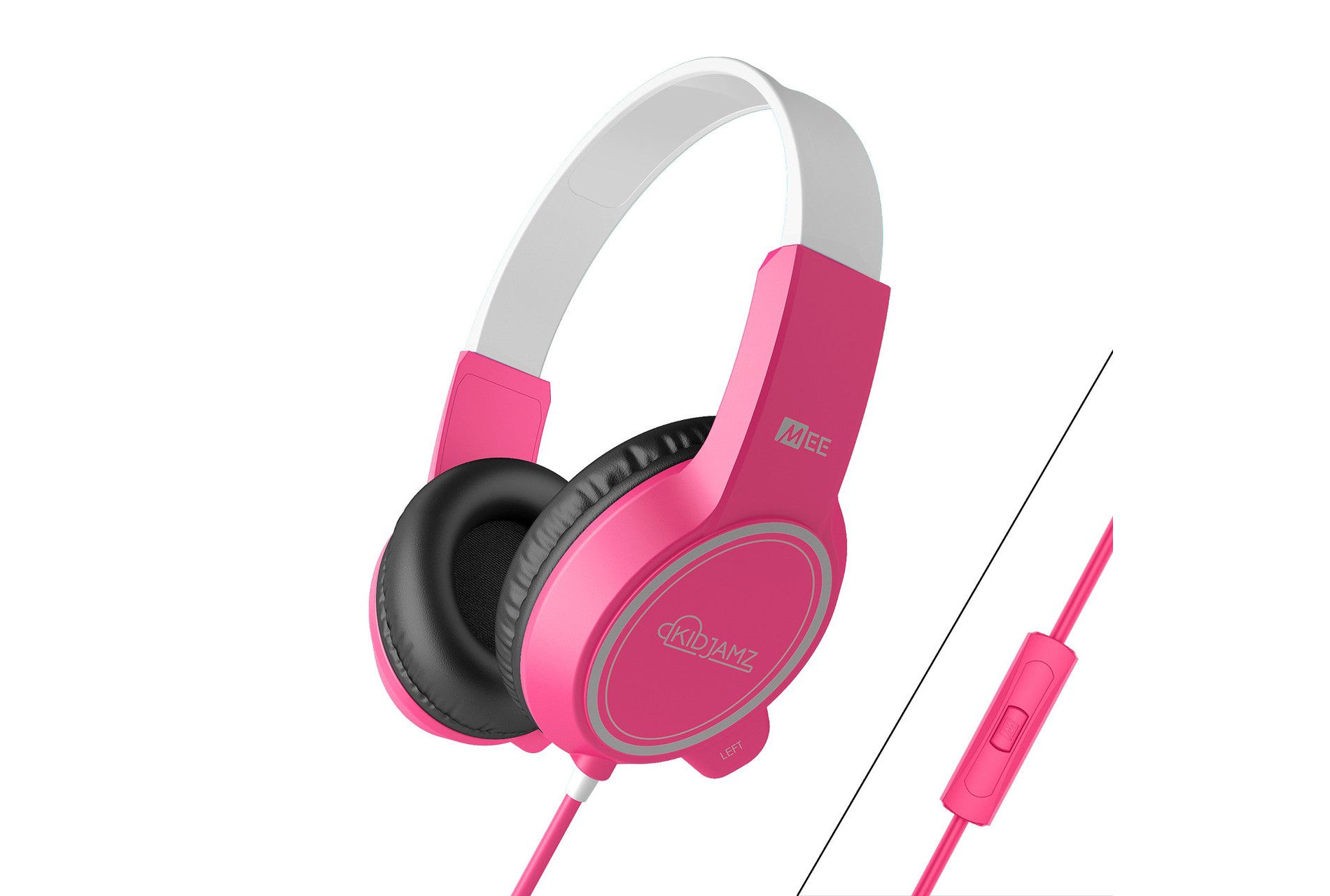 MEE audio KidJamz KJ35 3.5mm Safe Listening Kid's Headphones with Inline Microphone