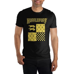 Harry Potter Hufflepuff Element of Earth Men's Black T-Shirt - 1 of 1