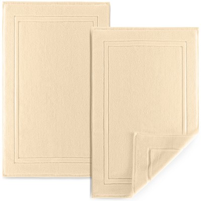 Soft & Absorbent Luxury Cotton Bath Mat - 2 Pack