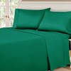 Luxury Cotton 530 Thread Count Solid Deep Pocket Bed Sheet Set by Blue Nile Mills - 2 of 4