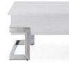 Royal Hampton Coffee Table With Lift Top Storage Space, White - 4 of 4