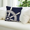 Liora Manne Frontporch Coastal Indoor/Outdoor Pillow.. - 2 of 4