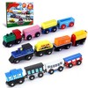 Joyfy 2025 Christmas Advent Calendar – 12 Days of Magnetic Wooden Train Cars All Aboard the Holiday Countdown Express! - 3 of 4